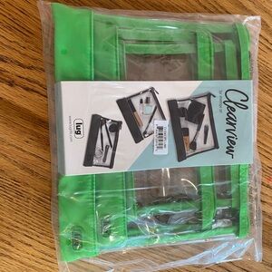 Lug Clearview Green Travel Organizer